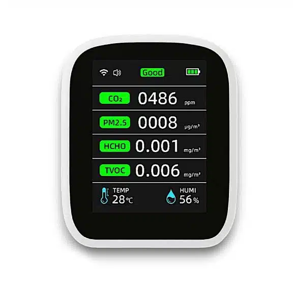 Sensore Ambientale Intelligente 8 in 1 – Monitoraggio Completo Aria e Ambiente Domestico