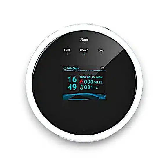 Rilevatore Gas Metano-GPL e Temperatura Wi-Fi Tuya – Allarme Smart per Casa e B&B