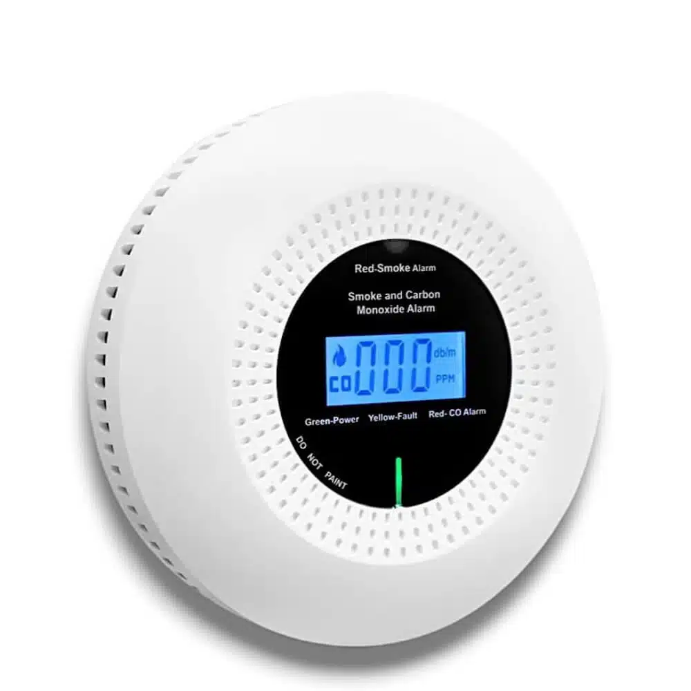 Sensore Combinato Fumo + Monossido Wi-Fi – Display LCD Alta Precisione