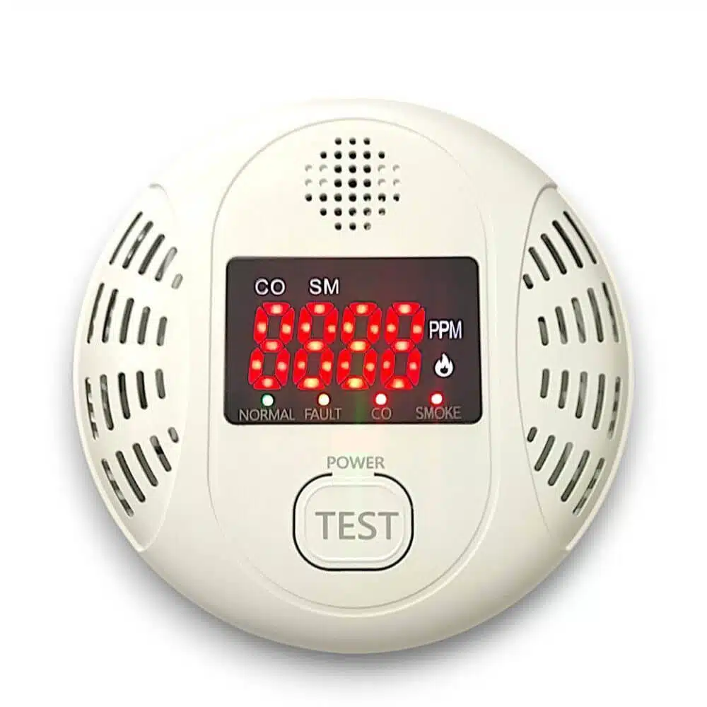 Rilevatore 2 in 1 di Monossido e Fumo a Batteria – Sicurezza Totale in Casa e Affitti Brevi