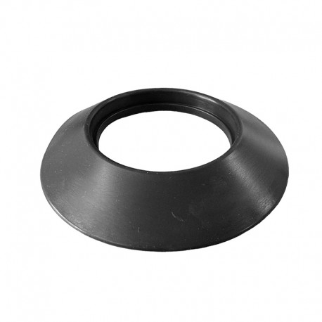ROSONE IN SILICONE NERO PER TUBI DA 100m