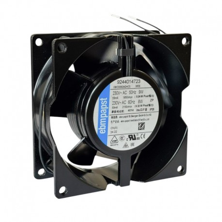VENTIL.COMPATTO EBM 3856R 92x92x38mm 9W
