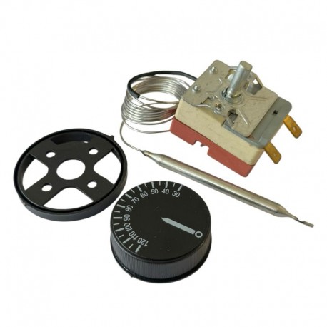 KIT TERMOSTATO REGOLABILE 0-120°C 2 CON